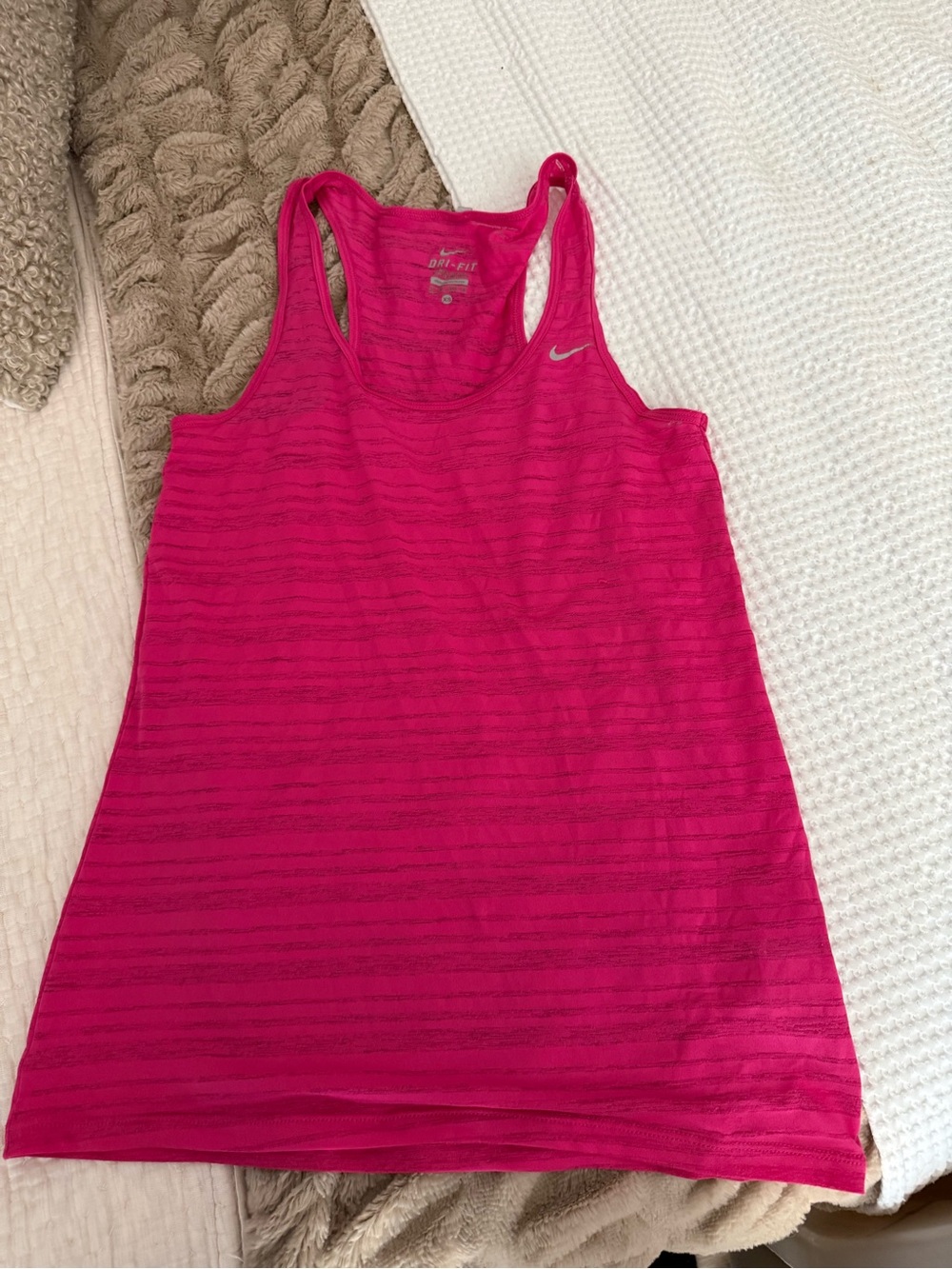 Nike Women's Hot Pink Racerback Tank Top